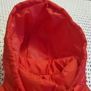 Women Red Puffer Jacket